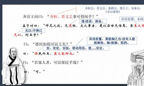 齐桓晋文之事成语归纳总结图_齐桓晋文之事成语归纳总结图片