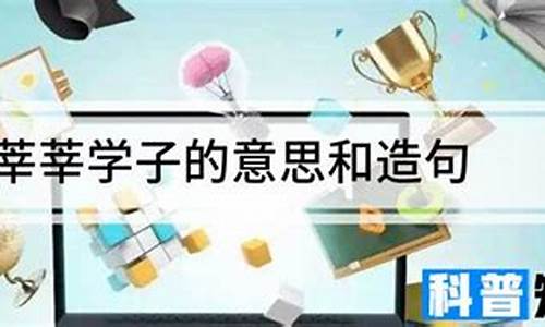 莘莘学子的意思是什么意_莘莘学子的意思和例句是什么