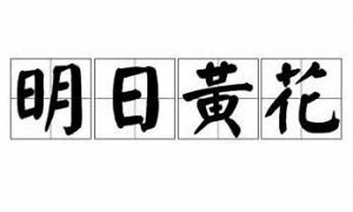 明日黄花造句长句_明日黄花造句子