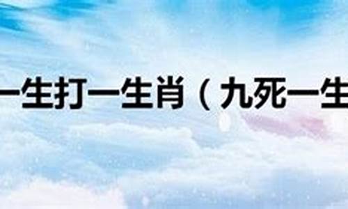 一日一生打一个生肖_一日一生打一生肖是什么